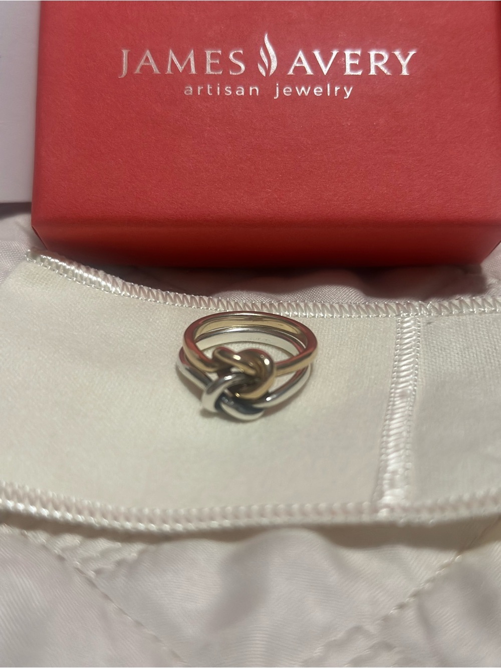 James Avery Love Knot Ring - Gold, Silver